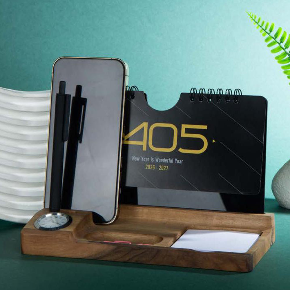 تقویم رومیزی چوب گردو  IRAN ZAMIN (ایران زمین) کد 51101