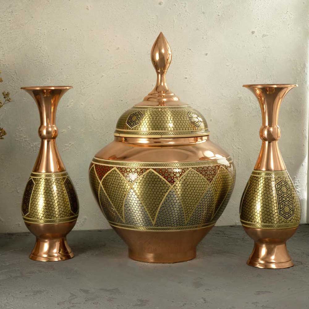 ست صنایع دستی برند IRAN ZAMIN (ایران زمین) کد 50203